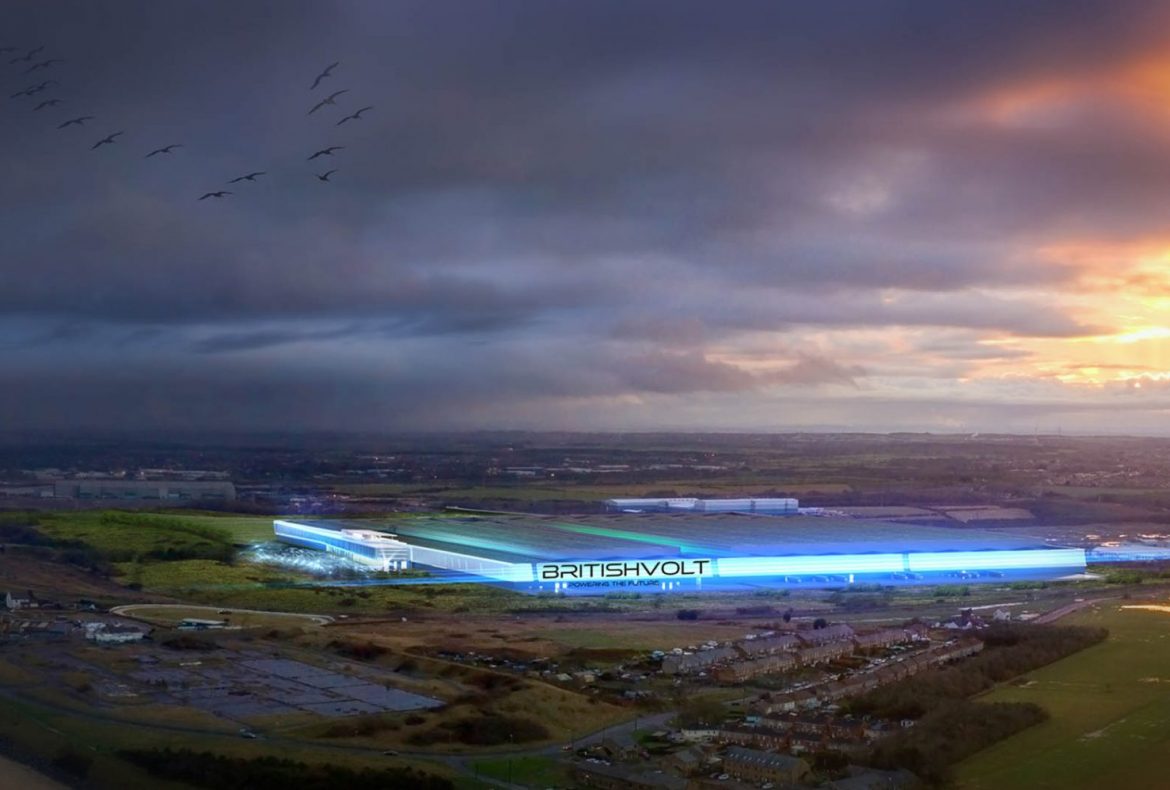 The Britishvolt gigafactory plant design