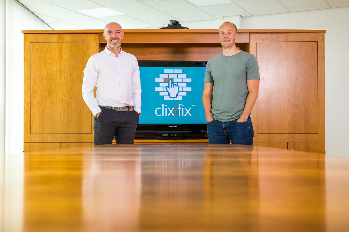 James Farrell, CEO, clixifix; and Mark Stephenson, CTO, clixifix