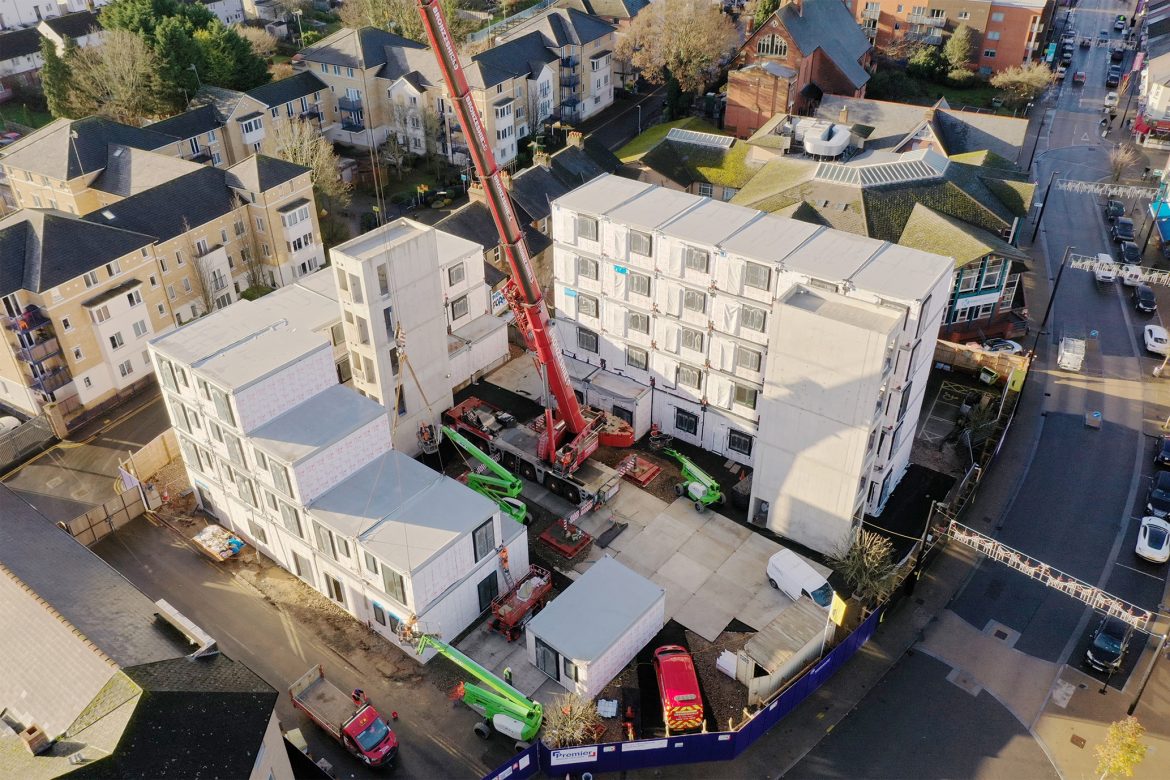 Premier Modular's Desborough Road development
