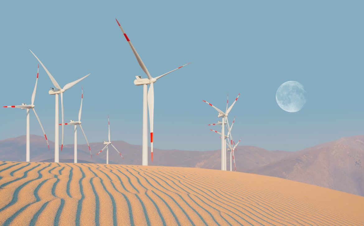 turbines in the sahara