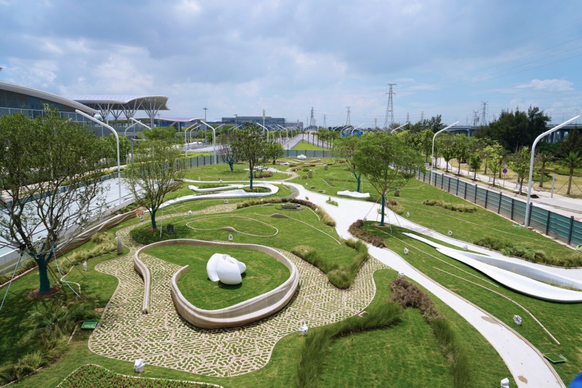 World's first 3D printed park unveiled in China