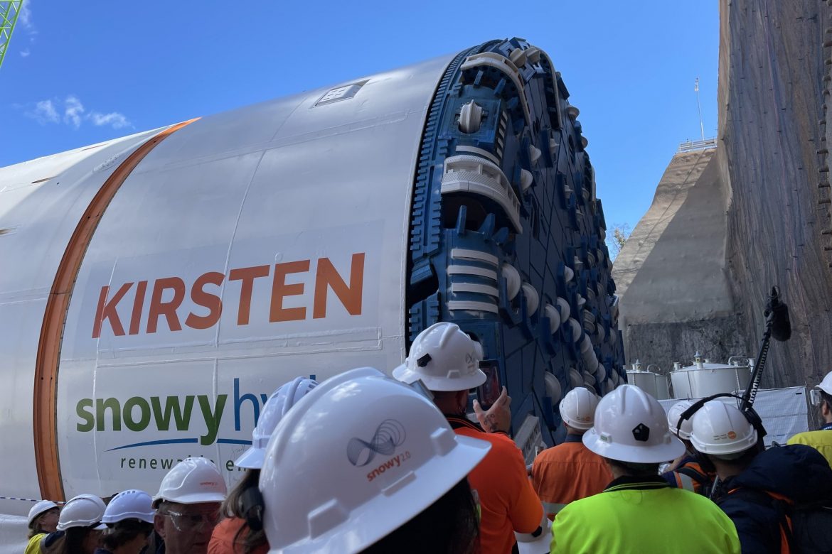 Tunnel boring machine launched on Australian clean energy megaproject