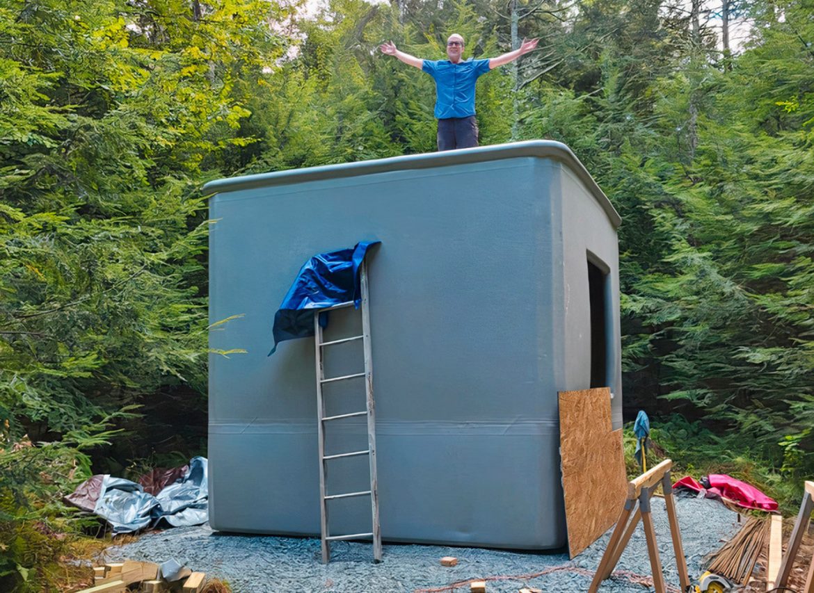 New York startup pioneers 'inflatable' concrete homes
