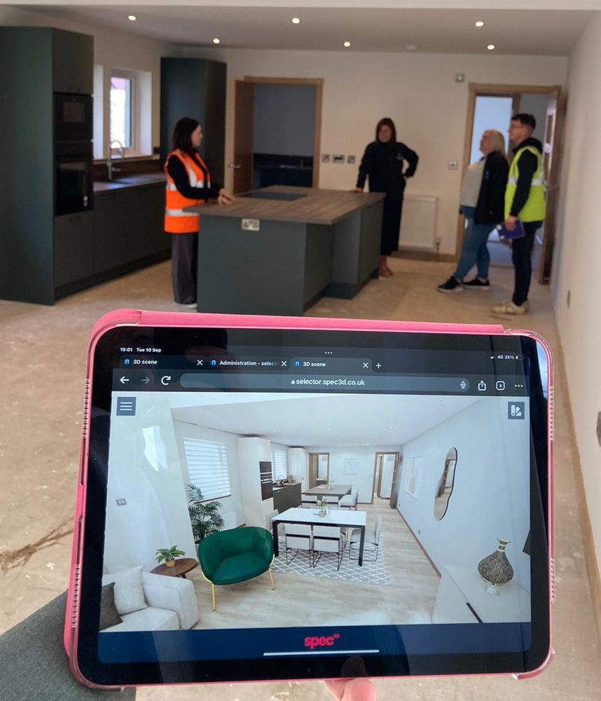 Spec3D in action at an Easy Living Developments site in Fife