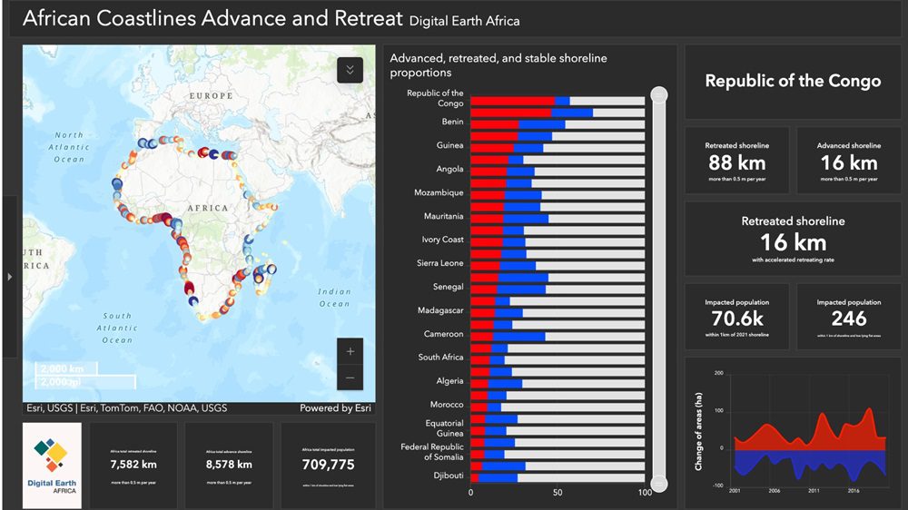 Digital dashboard tracks Africa's coastal erosion